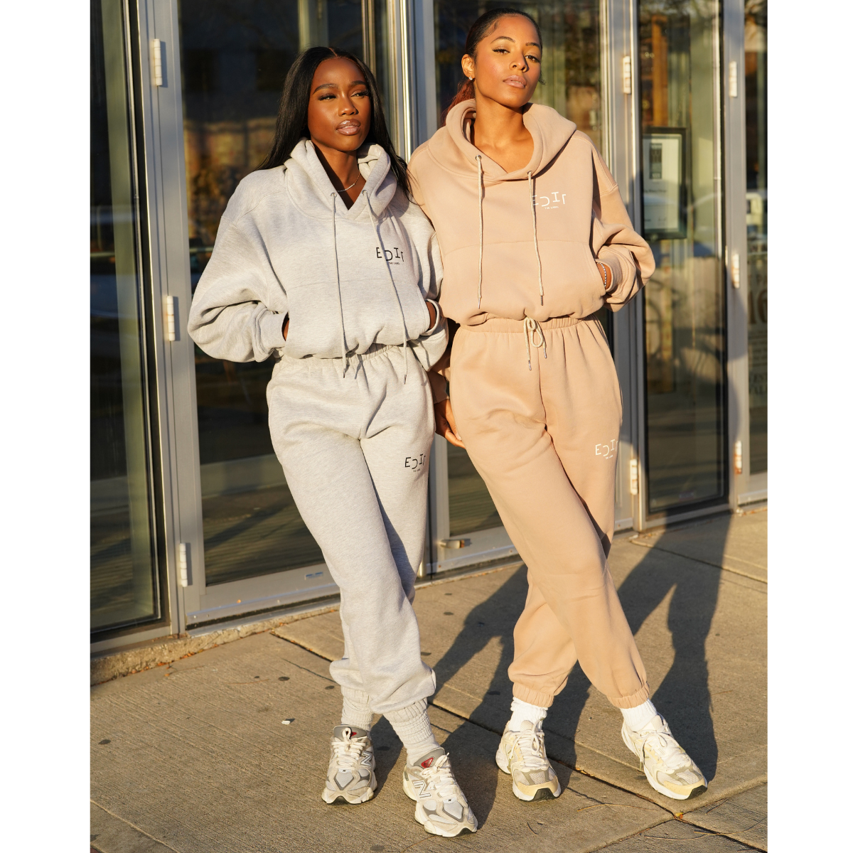 CLOUD SIGNATURE LUXE CROPPED HOODIE SET