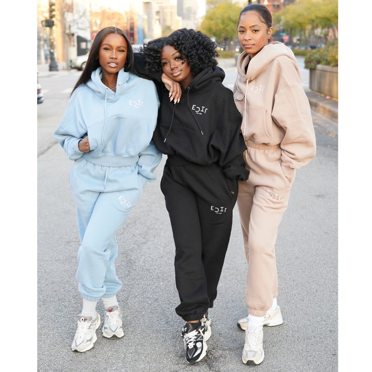 CLOUD SIGNATURE LUXE CROPPED HOODIE SET