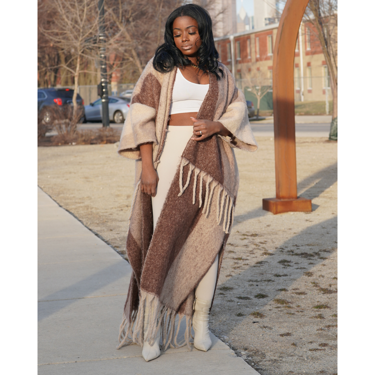 *Limited Edition* COZY FUZZY SWEATER KIMONO