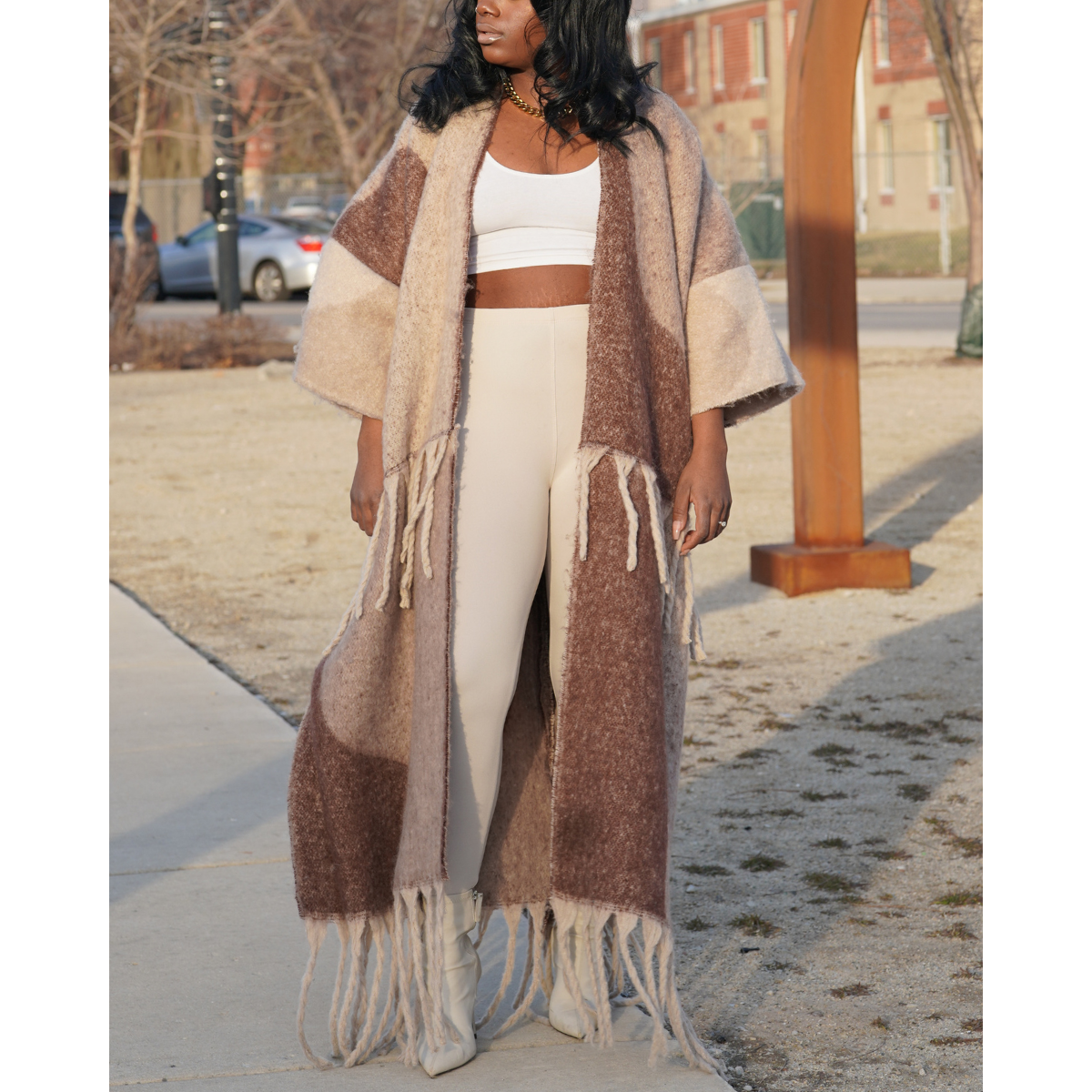 *Limited Edition* COZY FUZZY SWEATER KIMONO