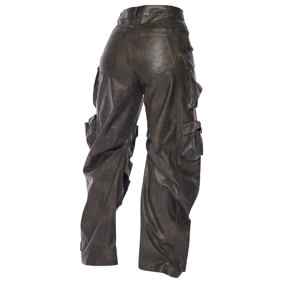 Vintage Vegan Leather Cargos (PREORDER EST SHIP DATE 10/30 -11/06)