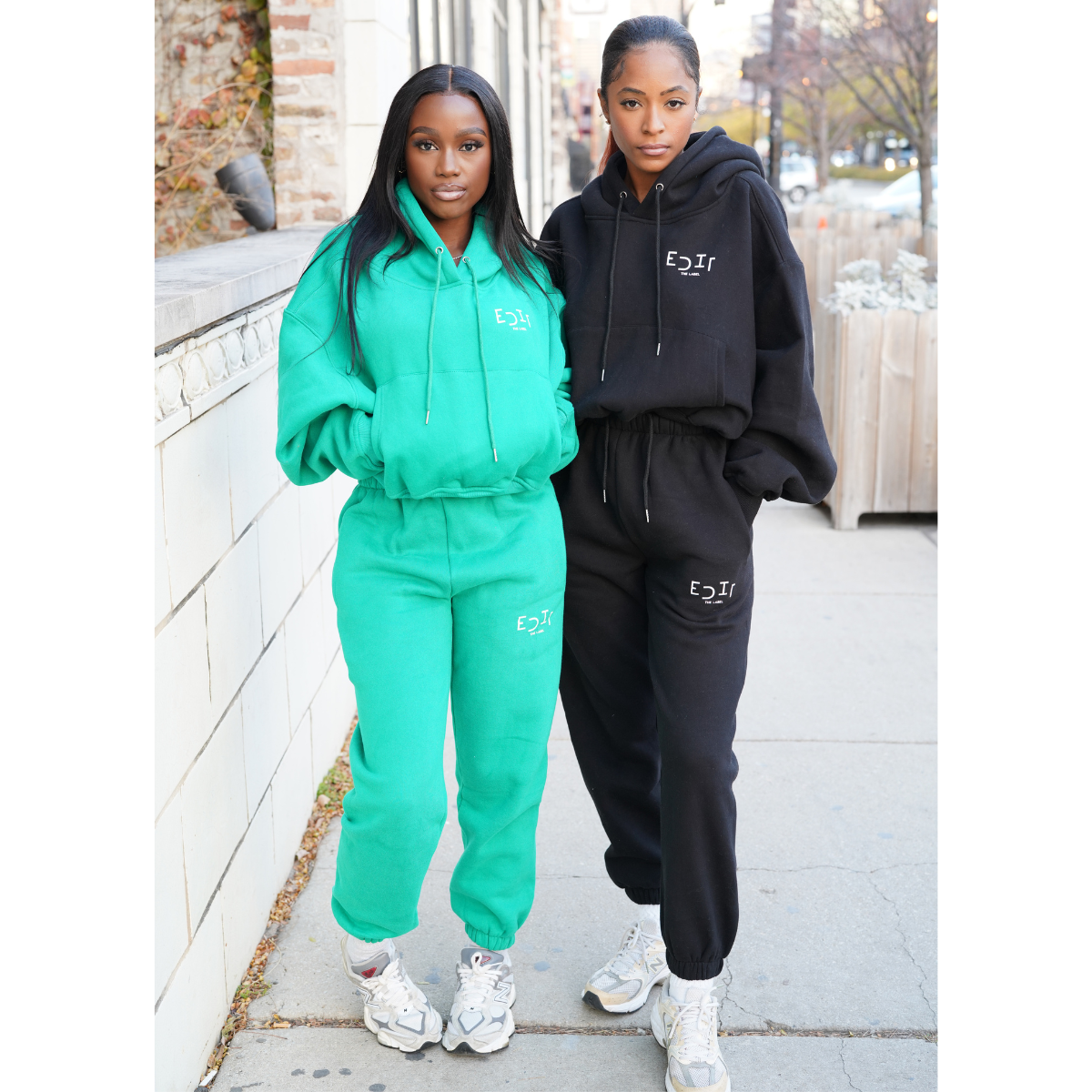 CLOUD SIGNATURE LUXE CROPPED HOODIE SET