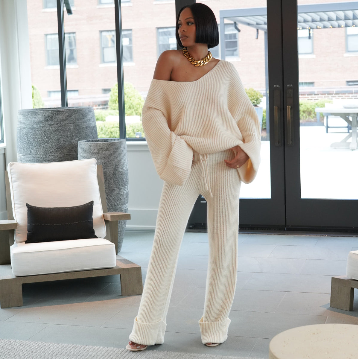 Cuff Wear Everywhere Knit Set