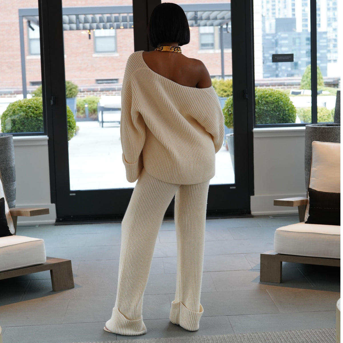 Cuff Wear Everywhere Knit Set