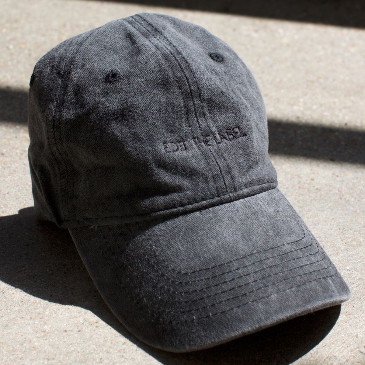 ETL Official Dad Hat (Acid Black)