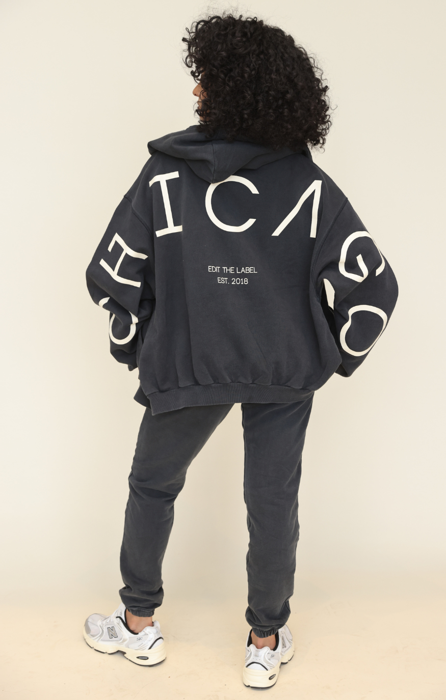 ETL Unisex Chicago Zip Oversized Hoodie *LIMITED EDITION*