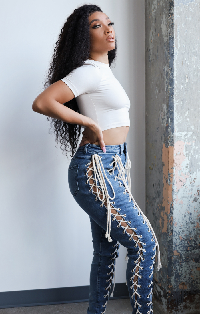 Waist cincher jeans hotsell