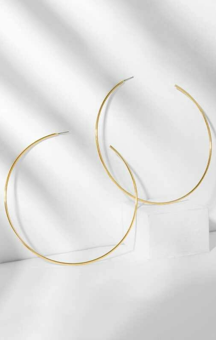 Classic Thin Jumbo Hoops