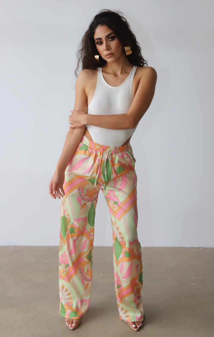 Artsy Printed Pants