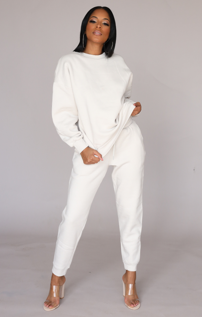 The Perfect Jogger Set (Heather Grey)