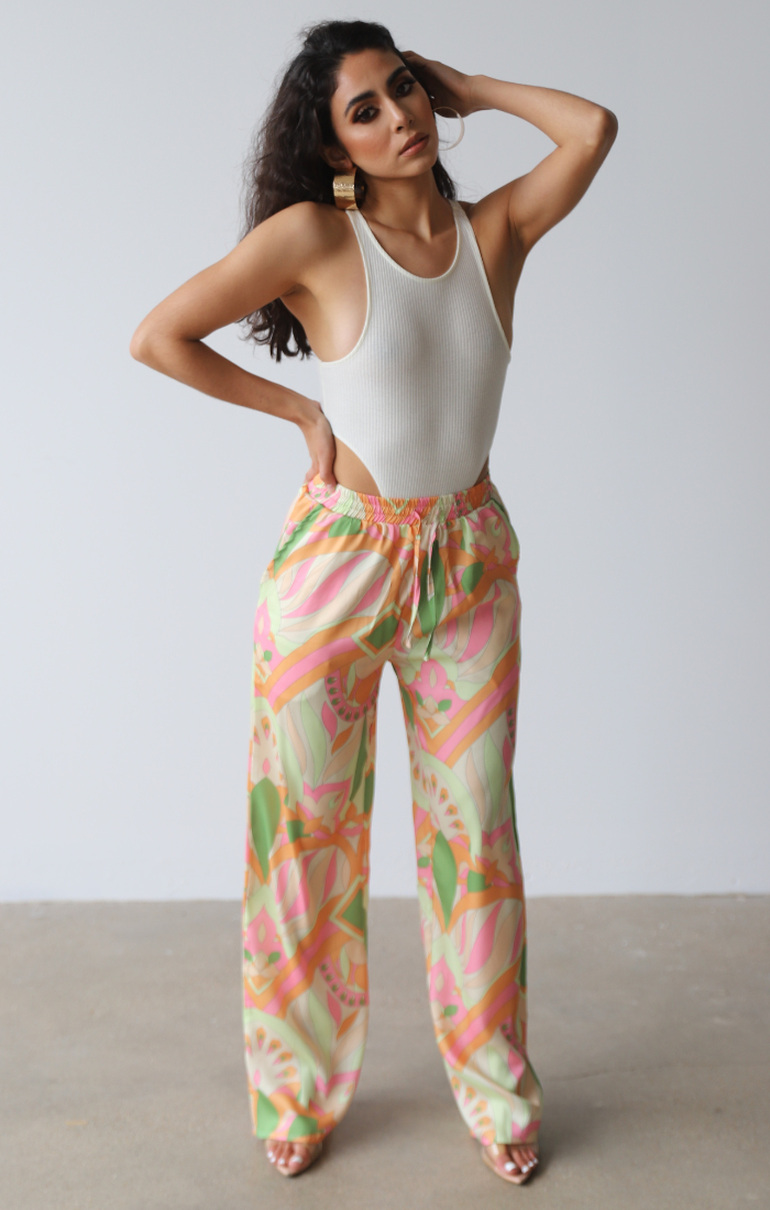 Artsy Printed Pants