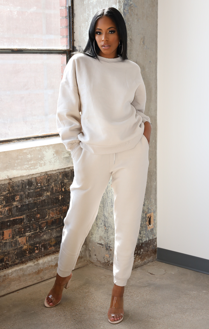 The Perfect Jogger Set (Heather Grey)