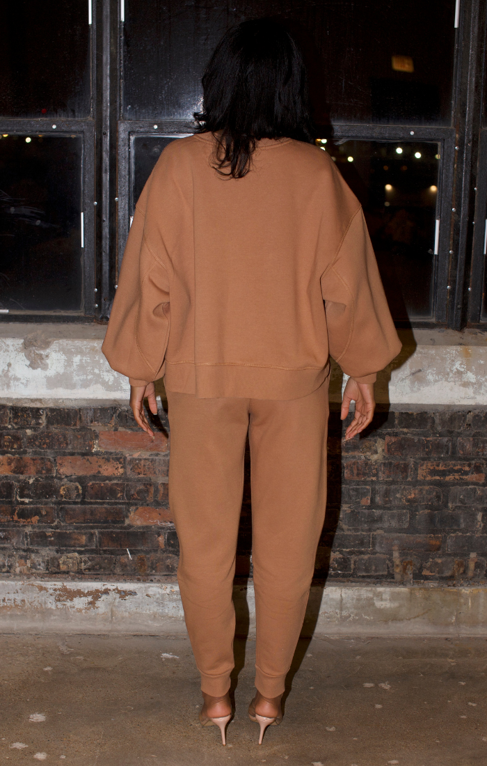 So Chic Sweatpants Set (Taupe)