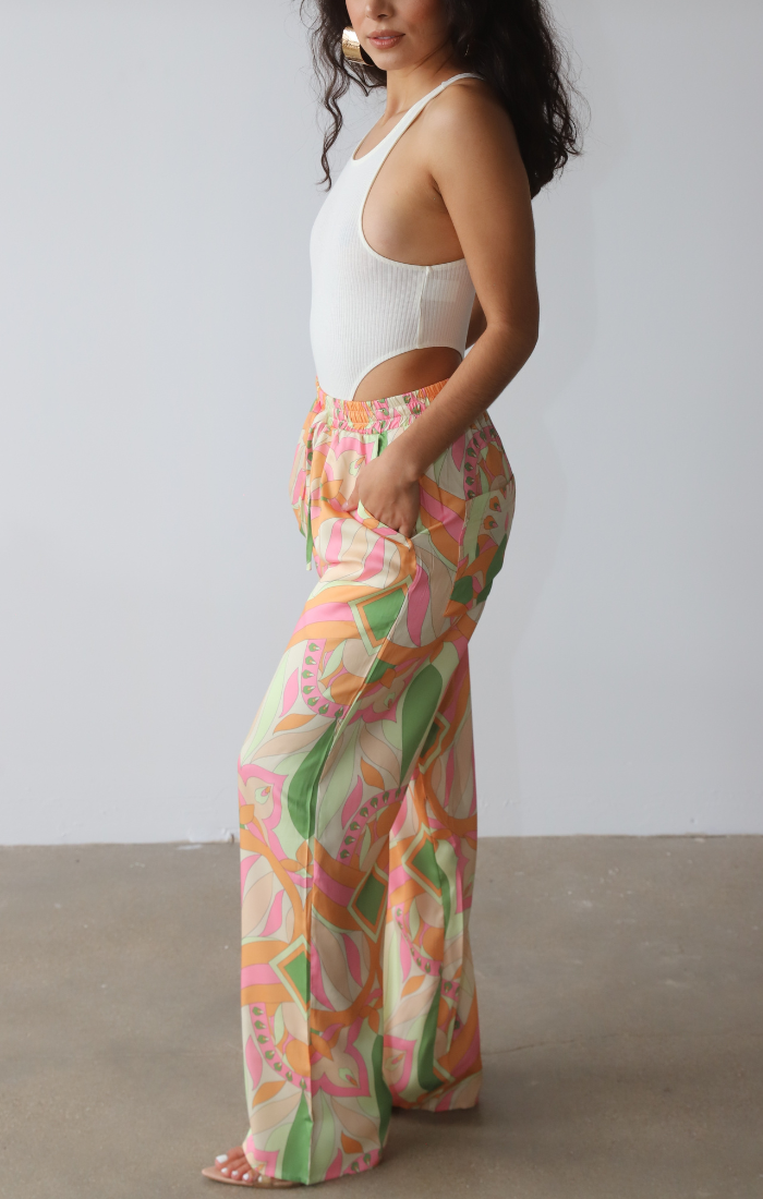 Artsy Printed Pants