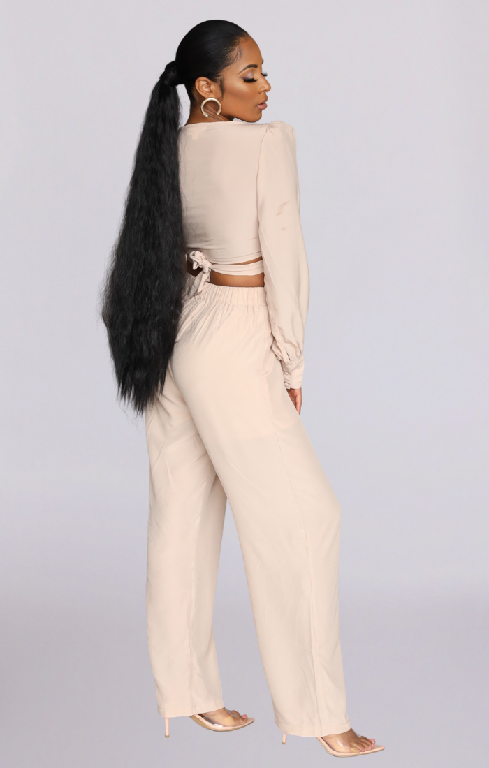 SOPHIE I CROP TOP PALAZZO PANTS SET