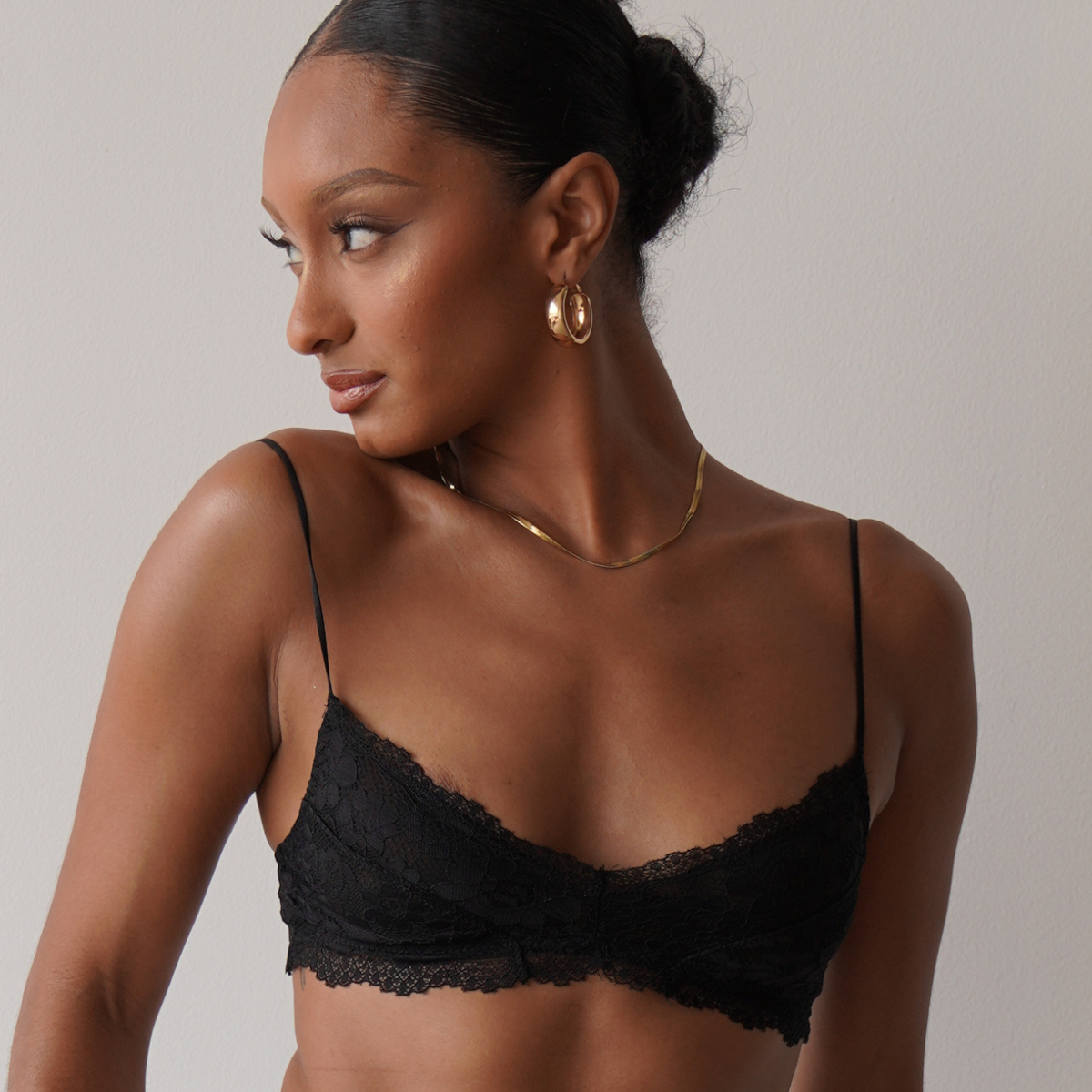 Lace Bralette (Black)